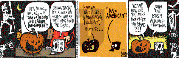 La Cucaracha on Monday October 31, 2005 Comic Strip