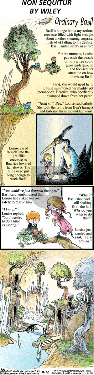 Non Sequitur on Sunday September 30, 2007 Comic Strip