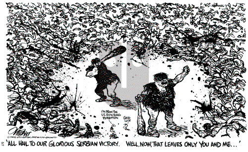 Pat Oliphant on Friday May 7, 1993 Comic Strip