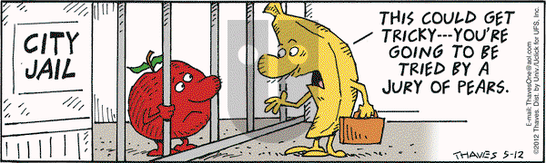Frank and Ernest - Saturday May 12, 2012 Comic Strip