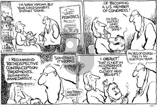 Pat Oliphant on Wednesday February 15, 2012 Comic Strip