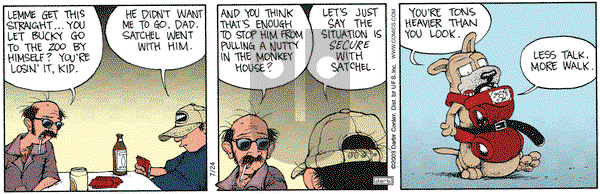 Get Fuzzy on Thursday July 24, 2003 Comic Strip