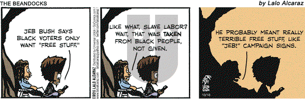 La Cucaracha on Friday October 16, 2015 Comic Strip