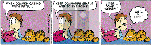 Garfield on Thursday March 29, 2001 Comic Strip