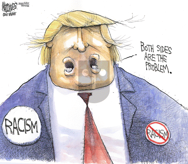 Matt Davies on Wednesday August 16, 2017 Comic Strip
