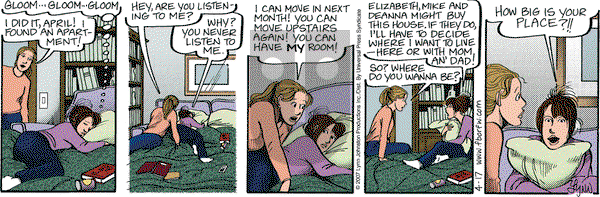 For Better or For Worse on Tuesday April 17, 2007 Comic Strip