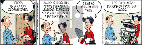 Baldo on Thursday August 30, 2012 Comic Strip