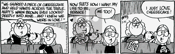 Luann on Wednesday March 25, 1987 Comic Strip