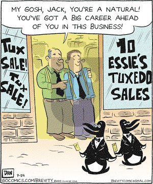 Brevity on Friday July 24, 2015 Comic Strip