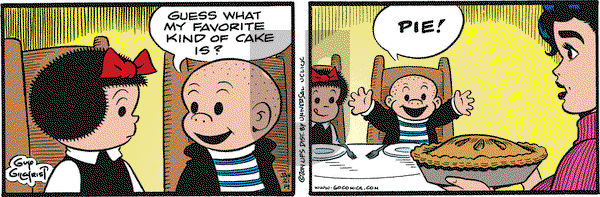 Nancy on Tuesday January 21, 2014 Comic Strip