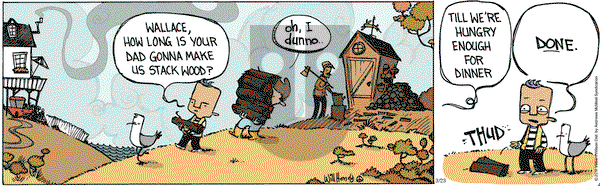 Wallace the Brave on Saturday March 23, 2019 Comic Strip