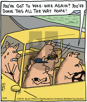 The Argyle Sweater on Friday March 29, 2019 Comic Strip