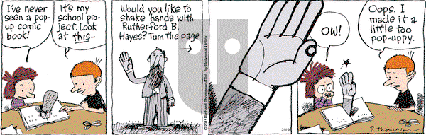 Cul de Sac on Friday February 19, 2016 Comic Strip