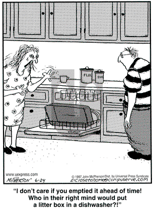 Close to Home on Friday September 24, 1999 Comic Strip