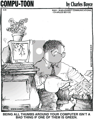 Compu-toon on Tuesday March 29, 2011 Comic Strip