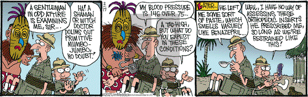 Monty on Wednesday February 17, 2021 Comic Strip