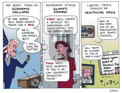 Ted Rall on Friday February 26, 2021 Comic Strip