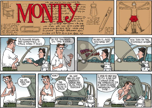Monty on Sunday September 11, 2016 Comic Strip