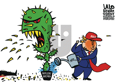 Lalo Alcaraz on Monday July 15, 2024 Comic Strip