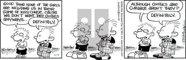 Soup to Nutz - Old on Wednesday March 12, 2008 Comic Strip