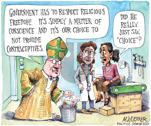 Matt Wuerker - Wednesday February 15, 2012 Comic Strip
