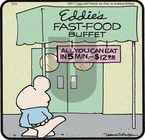 Ziggy - Wednesday October 4, 2017 Comic Strip