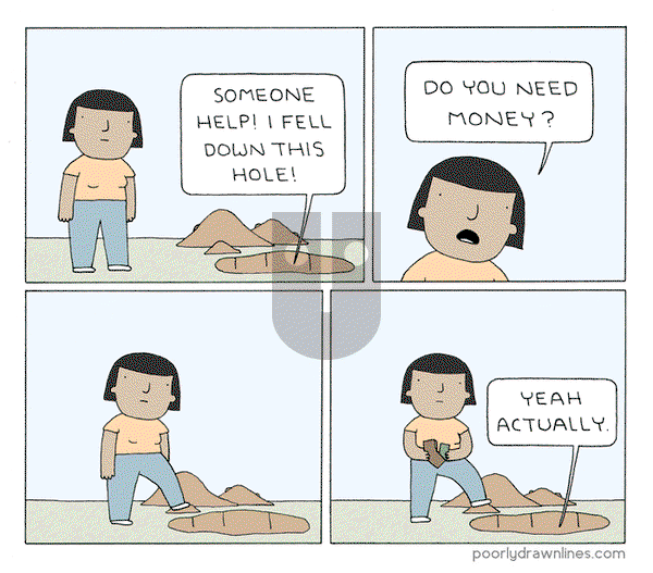 Poorly Drawn Lines on Wednesday June 13, 2018 Comic Strip