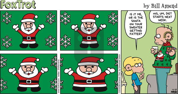 FoxTrot on Sunday December 23, 2018 Comic Strip