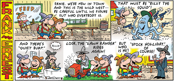 Frank and Ernest on Sunday August 10, 2008 Comic Strip