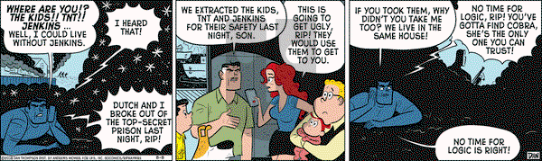 Rip Haywire on Wednesday August 8, 2018 Comic Strip