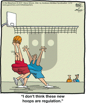 In the Bleachers on Friday March 10, 2017 Comic Strip