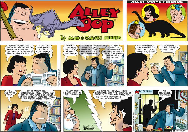Alley Oop on Sunday May 10, 2009 Comic Strip