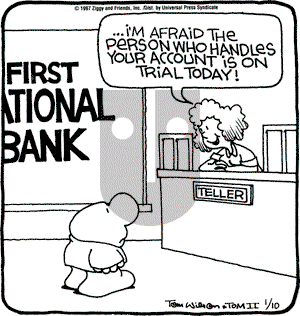 Ziggy on Thursday March 13, 1997 Comic Strip