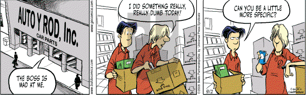 Baldo on Tuesday September 2, 2008 Comic Strip