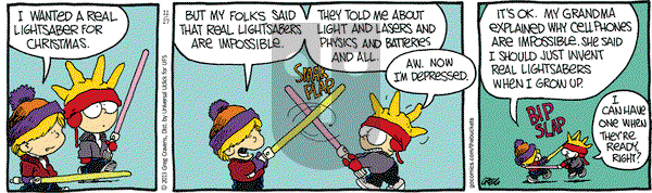The Buckets on Friday December 27, 2013 Comic Strip