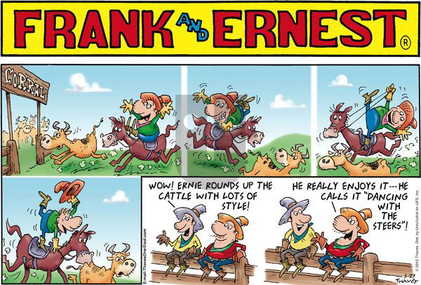 Frank and Ernest on Sunday May 27, 2012 Comic Strip