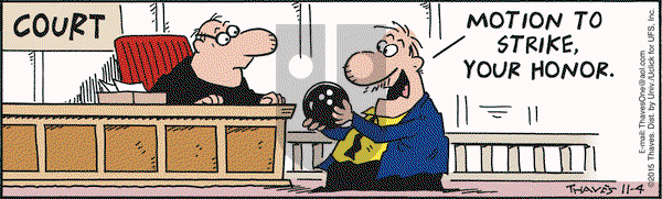 Frank and Ernest on Wednesday November 4, 2015 Comic Strip