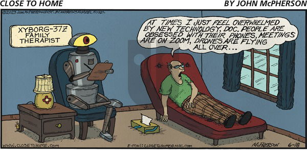 Close to Home on Sunday June 18, 2023 Comic Strip