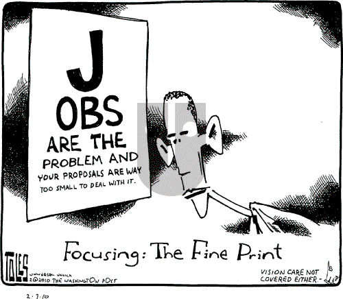 Tom Toles - Sunday February 7, 2010 Comic Strip