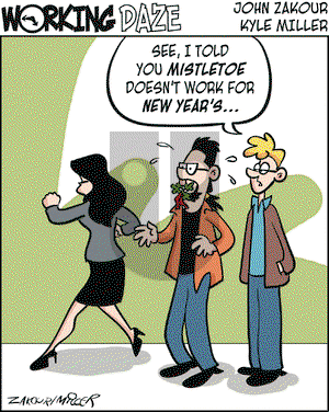 Working Daze on Saturday December 29, 2007 Comic Strip