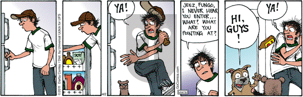 Get Fuzzy on Tuesday April 2, 2013 Comic Strip