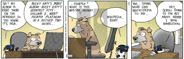 Get Fuzzy on Friday April 20, 2007 Comic Strip