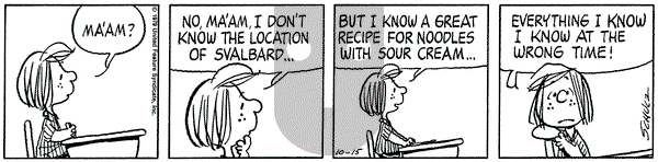 Peanuts on Monday October 15, 1979 Comic Strip