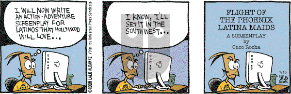 La Cucaracha on Saturday January 15, 2005 Comic Strip