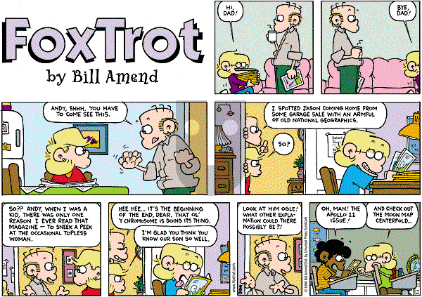 FoxTrot - Sunday March 1, 1998 Comic Strip