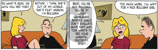 Luann on Thursday May 22, 2003 Comic Strip