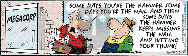 Frank and Ernest on Friday March 15, 2013 Comic Strip