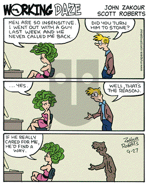 Working Daze on Saturday September 27, 2008 Comic Strip