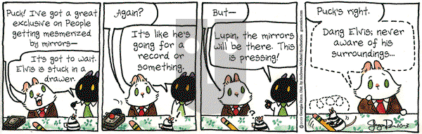 Breaking Cat News on Thursday October 3, 2019 Comic Strip