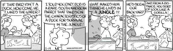 Drabble on Tuesday February 19, 2002 Comic Strip